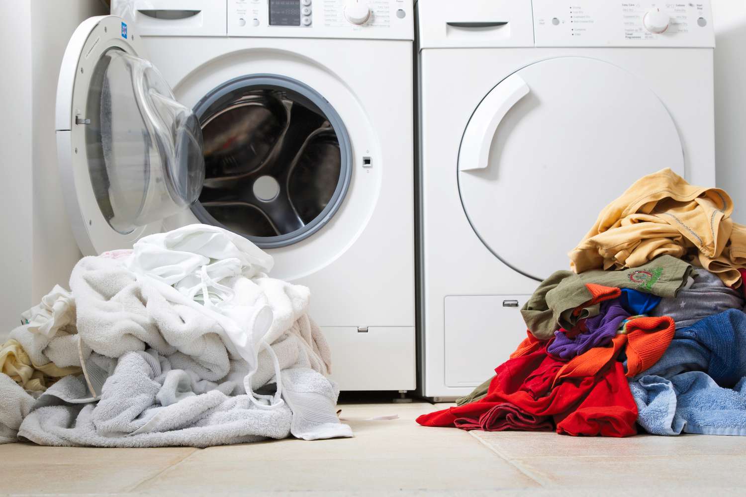 washing clothes